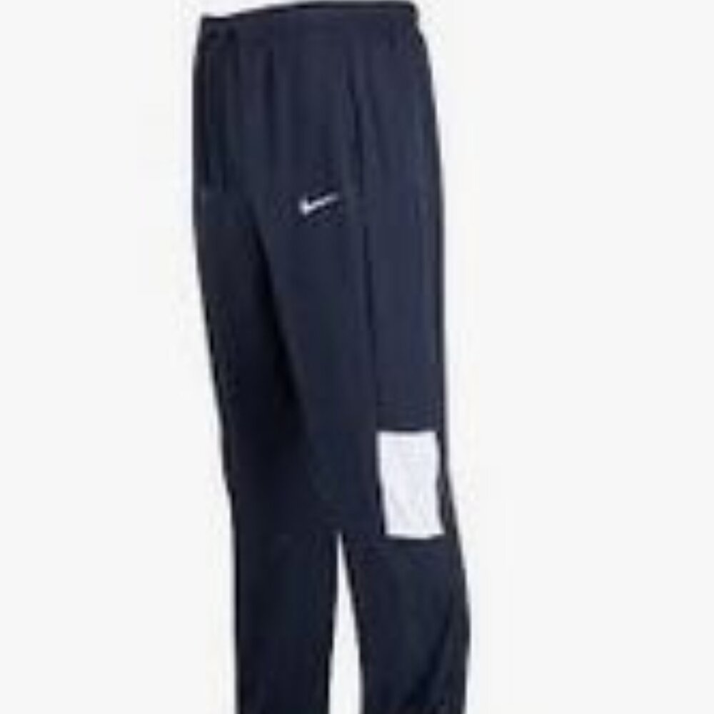 Nike Dri-Fit Warm Up/ Training Pants - Color Navy/White trim, Sizes M, XL, XXL